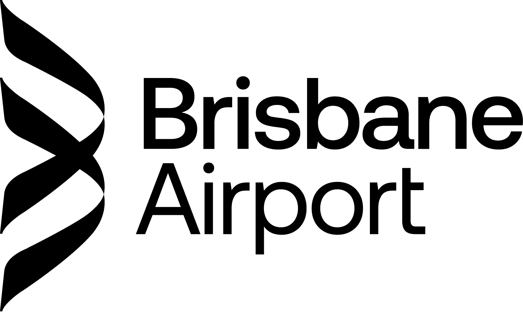 Brisbane Airport Logo 2025 Black