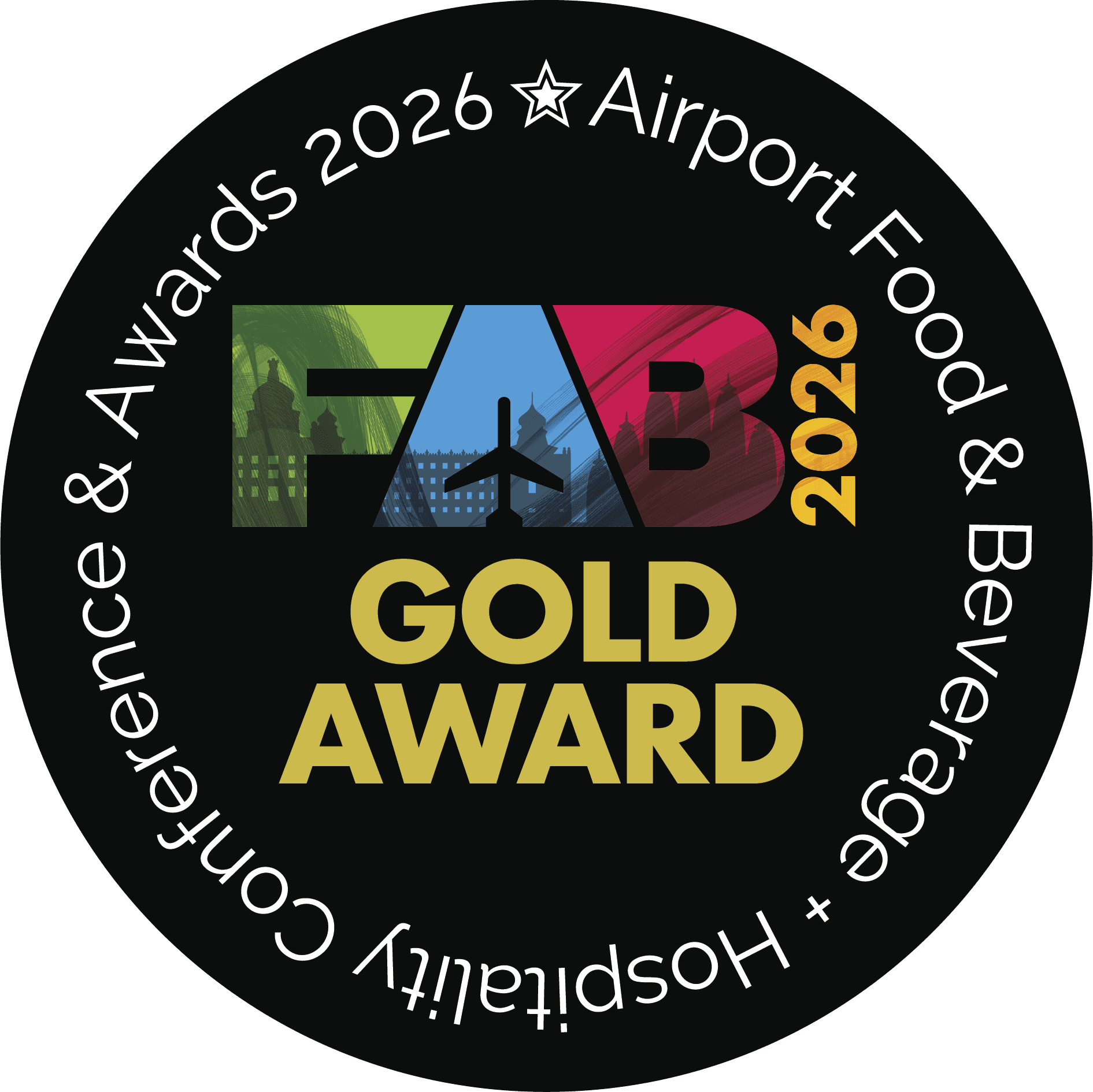 FAB26 Awards Badge Gold